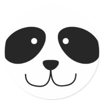 Panda Face Stickers stickers