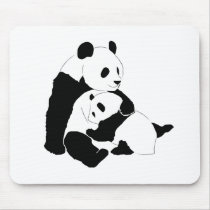 Panda Family Mousepad