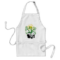 Panda Family Tree Apron