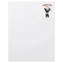Panda Girl Hockey Bear Personalized Flyer