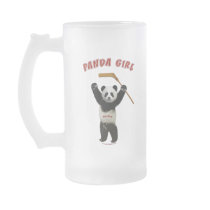 Panda Girl Hockey Bear Coffee Mug