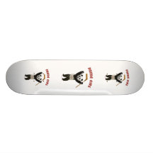 Panda Girl Hockey Bear Skate Board Decks