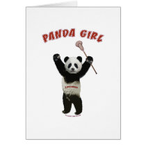 Panda Girl Lacrosse Cards
