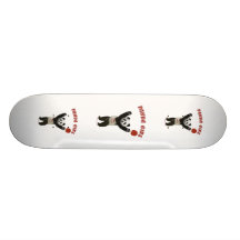 Panda Girl Ping Pong Skate Board Deck