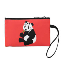 Panda Hat Change Purses