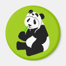 Panda Hat Fridge Magnets