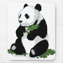 Panda Illustration Mousepad