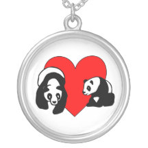 Panda Love Pendants