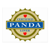 Panda Lover Post Cards