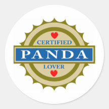 Panda Lover Stickers