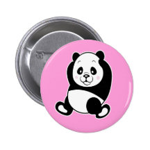 Panda pink button