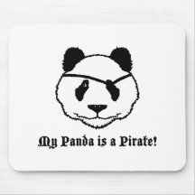 Panda Pirate Mousepad