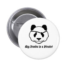 Panda Pirate Pins