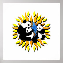 Panda Planet Poster