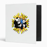 Panda Planet Vinyl Binder