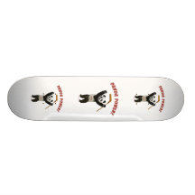 Panda Power Hockey Bear Skate Board Deck