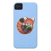 Panda rouge coques iPhone 4 Case-Mate