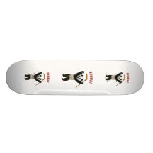 Panda Score Hockey Bear Skate Board Deck