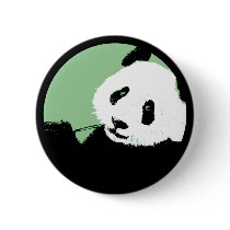 panda. seagreen circle. buttons