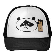 panda trucker hat
