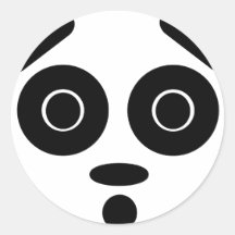 pandamonium autocollants ronds