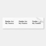 Pandas Are My Passion Bumper Stickers