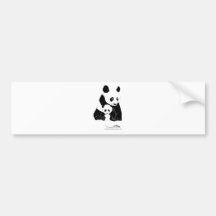 Pandas Bumper Sticker