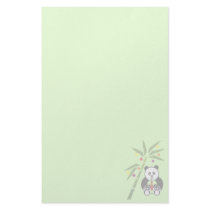 Panda's Christmas Meal Stationery