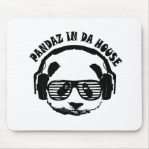 Pandaz In Da House Mousepads