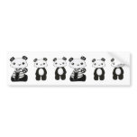 Pander party Bumper sticker