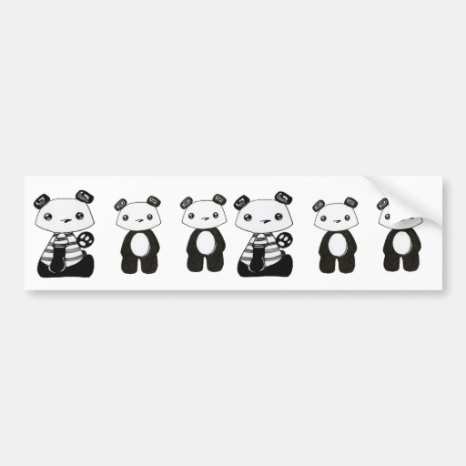 Pander party Bumper sticker