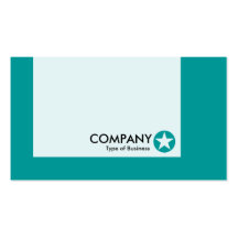 Panel - Colours - Star - Teal Business Card