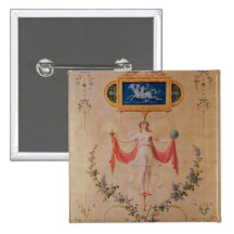 Panel from the boudoir of Marie-Antoinette Pinback Buttons