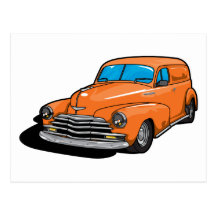 Panel Wagon Post Cards