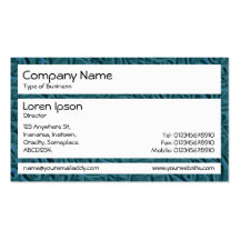 Panels - Clay Modelling Madness Business Card Template