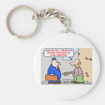 panhandler private sector stick together key chain