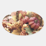 Panier de citrouille d'automne adhésif