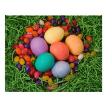 Panier de Pâques - le ressort coloré Eggs des drag Art Photographique