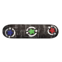 Panneau abstrait #9 skateboards personnalisables