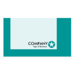 Panneau - couleurs - étoile - Teal Carte De Visite