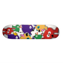 Panneau de chien planches à roulettes customisées