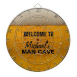 Panneau de dard orienté de "caverne d'homme" de bi