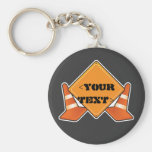 PANNEAU ROUTIER DE CONSTRUCTION PERSONNALISABLE, < PORTE-CLÉS