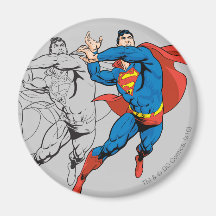 Panneaux comiques de Superman Magnets Pour Réfrigérateur