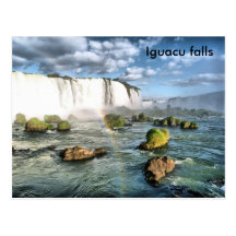 Panorama Iguacu falls Postcards