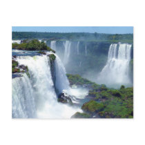 Panorama of the Iguazu Waterfalls from Brazil Postcards
