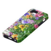 Panoramic Pansies iPhone 5 case