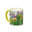 Panoramic Pansies Mug