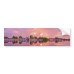 Panoramic View of Dawn in Puerto Encantado Bumper Stickers