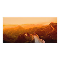 Panoramic view of Great Wall, China